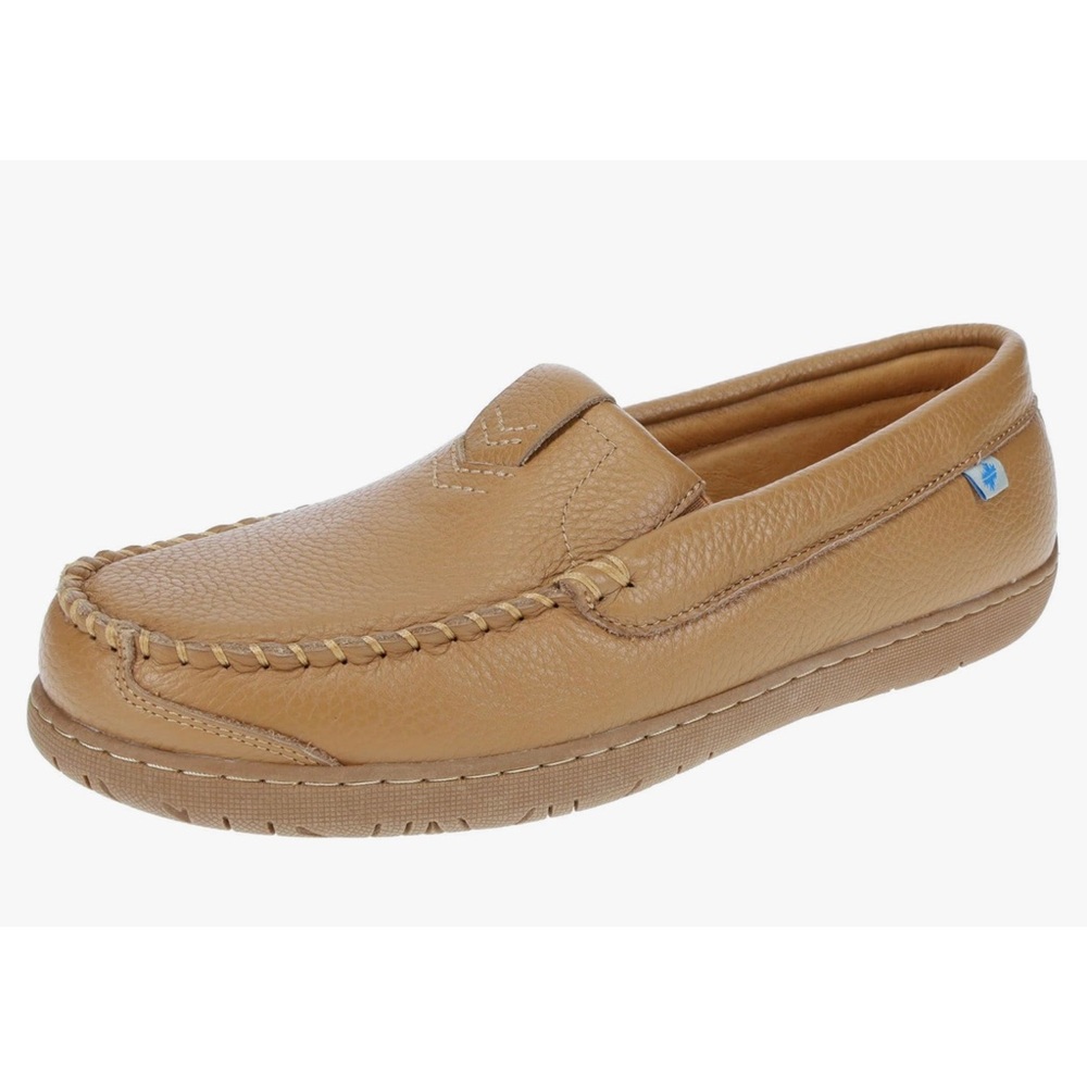 FOAMREAD MEN’S SLIPPER BARK NAPPA LEATHER UPPER LOAFERS